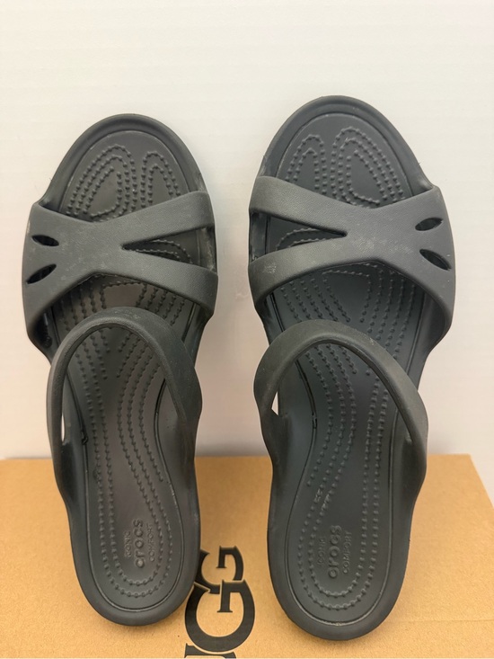 CROCS Shoes - Black Croslite Slip-On Sandals